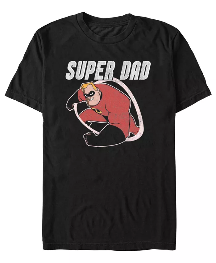 

Мужская футболка с коротким рукавом Super Dad Fifth Sun, черный