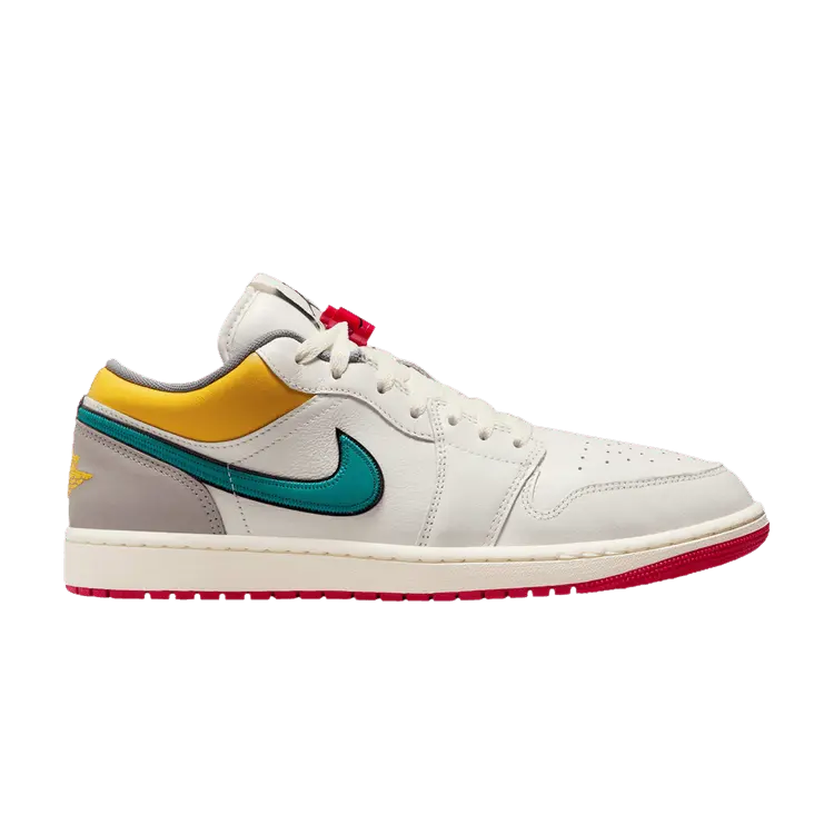 

Кроссовки Air Jordan 1 Low Premium Sail Yellow Ochre, кремовый, Бежевый, Кроссовки Air Jordan 1 Low Premium Sail Yellow Ochre, кремовый