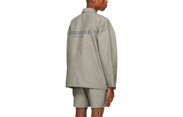 Куртка fw21 souvenir jacket 'taupe' Fear Of God Essentials, серый — фото 3