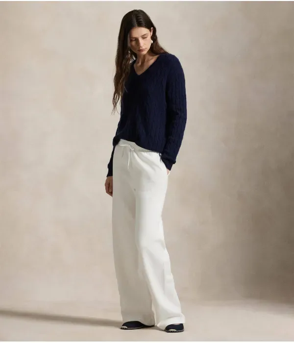 Спортивные штаны relaxed fit Polo Ralph Lauren, белый — фото 2