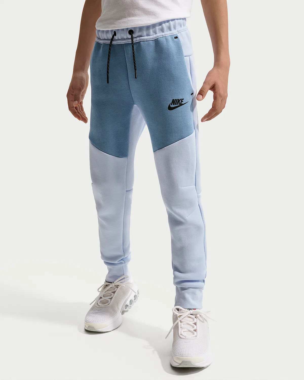 Джоггеры Nike Sportswear Tech Fleece для старших детей, Hydrogen Blue/Work Blue/Black/Black — фото 2