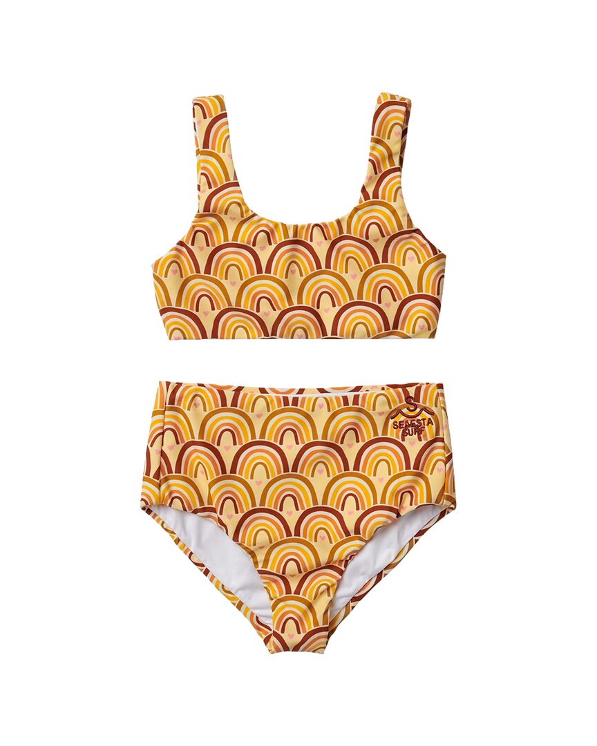 

Seaesta Surf Sea Arches Retro Mango двухсекционный купальник, желтый