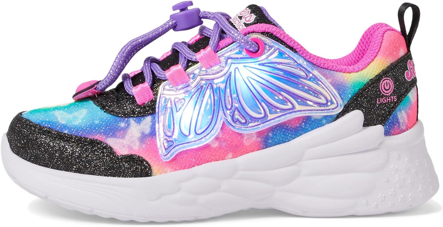 Кроссовки SKECHERS KIDS Dream Racer - Wing Brites 303055L, цвет Black/Hot Pink — фото 4