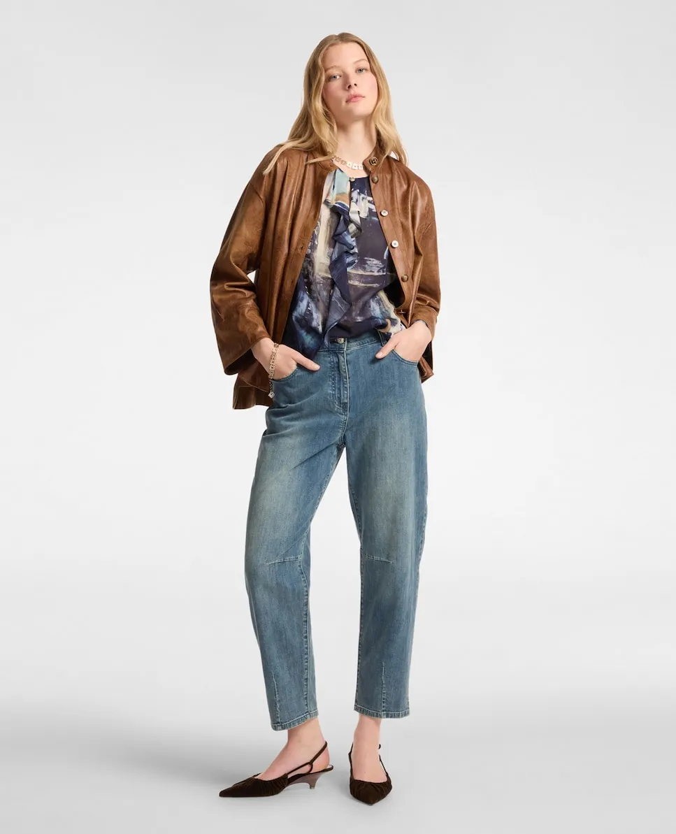 

Женские джинсы-клеш Elena Miró, темно-синий