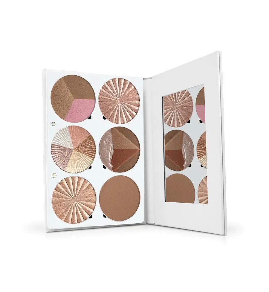 Профессиональная палетка для сияния Ofra Cosmetics, universal bronzed glow — фото 3