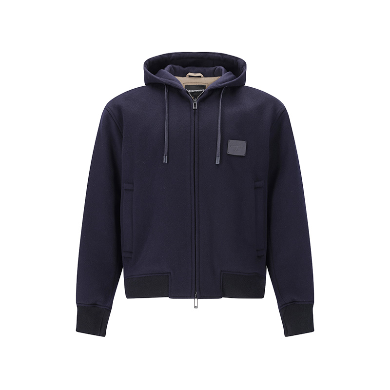 

Куртка с нашивкой-логотипом EMPORIO ARMANI, синий