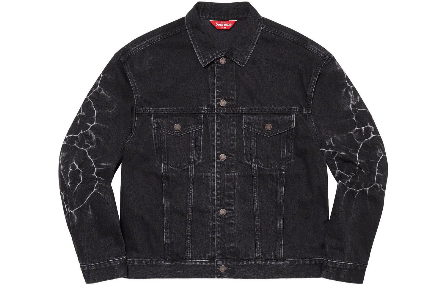 

Куртка Supreme Shibori Denim, синий
