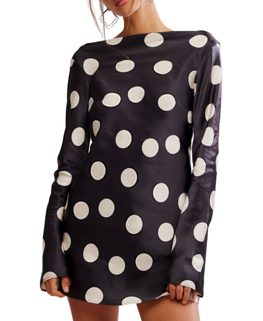 

Женское мини-платье с принтом "Тигр" Free People, Black Combo