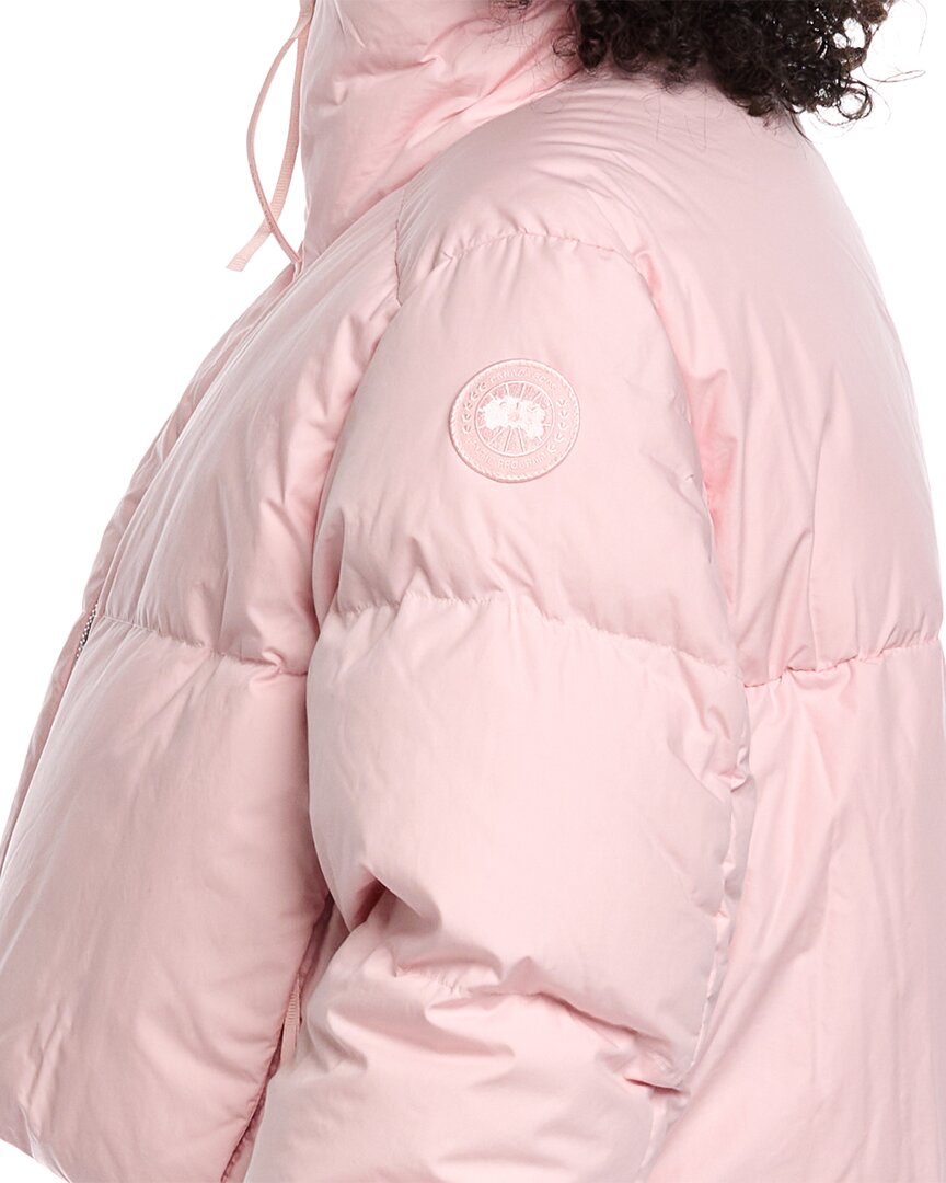 Укороченная пуховая куртка Canada Goose Garnet, розовый — фото 3