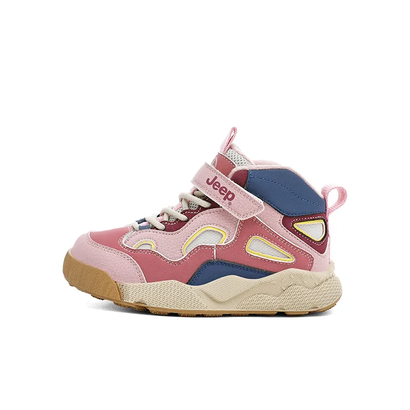 Детские утепленные нескользящие износостойкие ботинки Explorer 2.0 Jeep, Sunny Mountain Blue/Peach Pink[Thin Cotton]