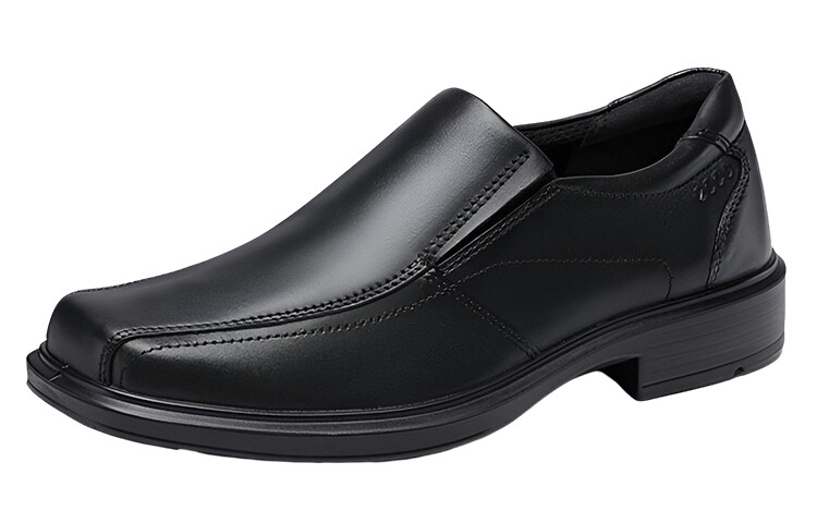Мужские туфли Ecco Men's Casual Shoes Men Low-Top Black — фото 2