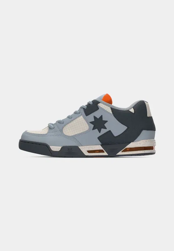 Кроссовки для скейтбординга Dc Shoes, серый/тёмно-серый/оранжевый — фото 2