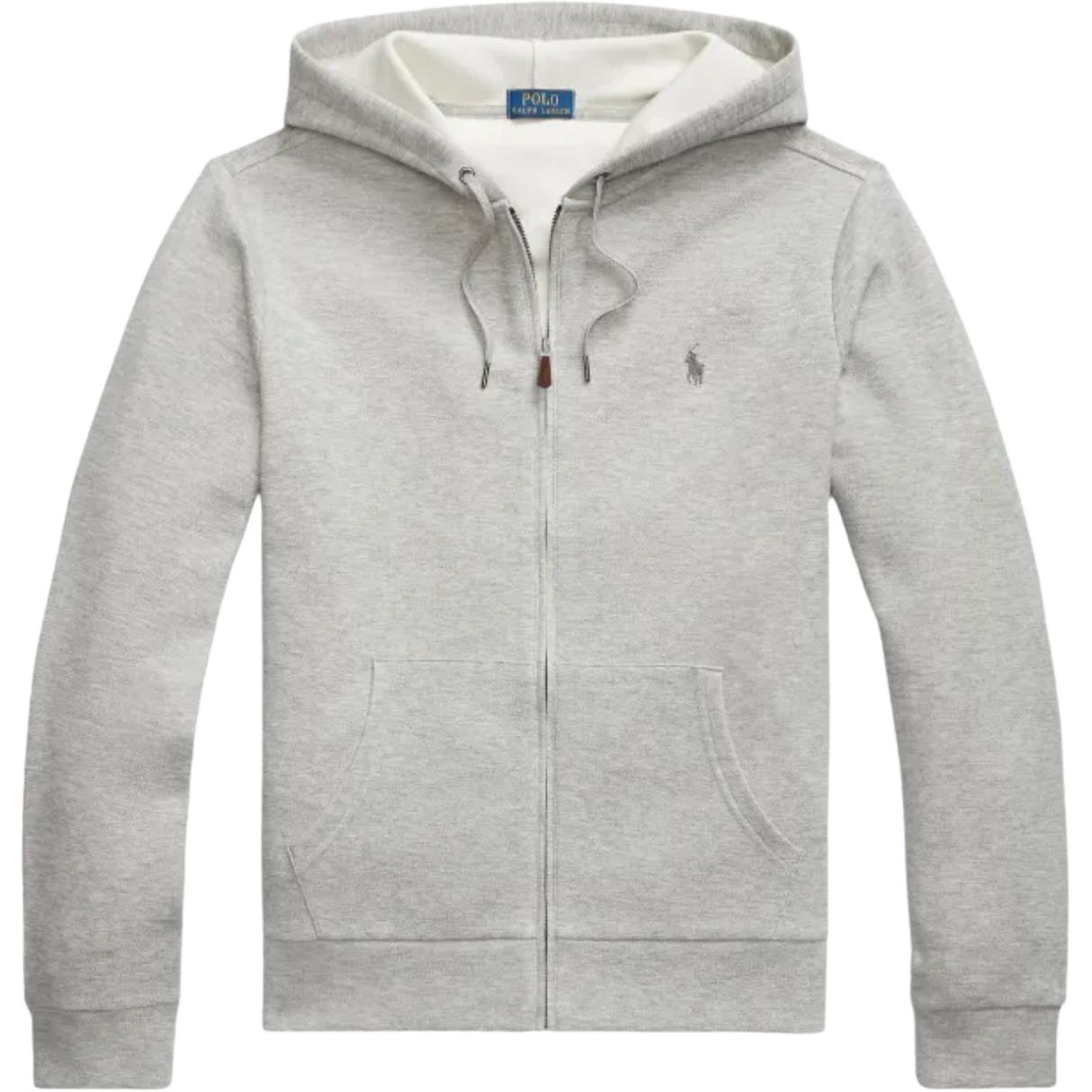 Толстовка с длинными рукавами и молнией Polo Ralph Lauren, серый — фото 3