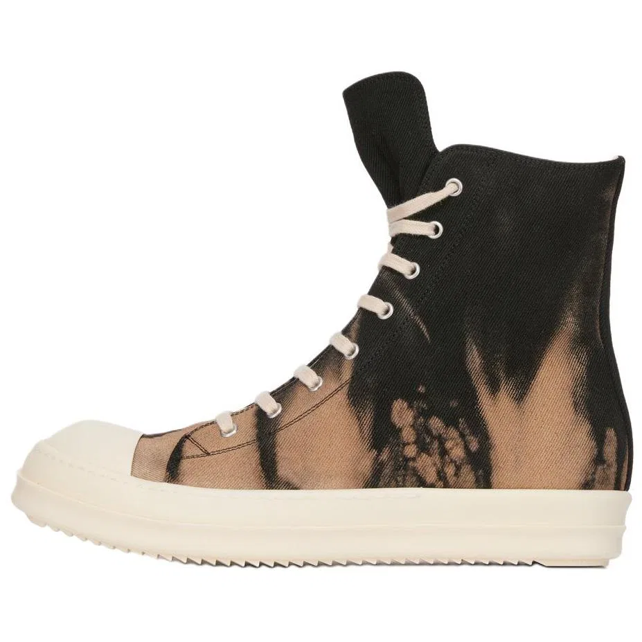 Высокие кеды Porterville из парусины Rick Owens DRKSHDW белые