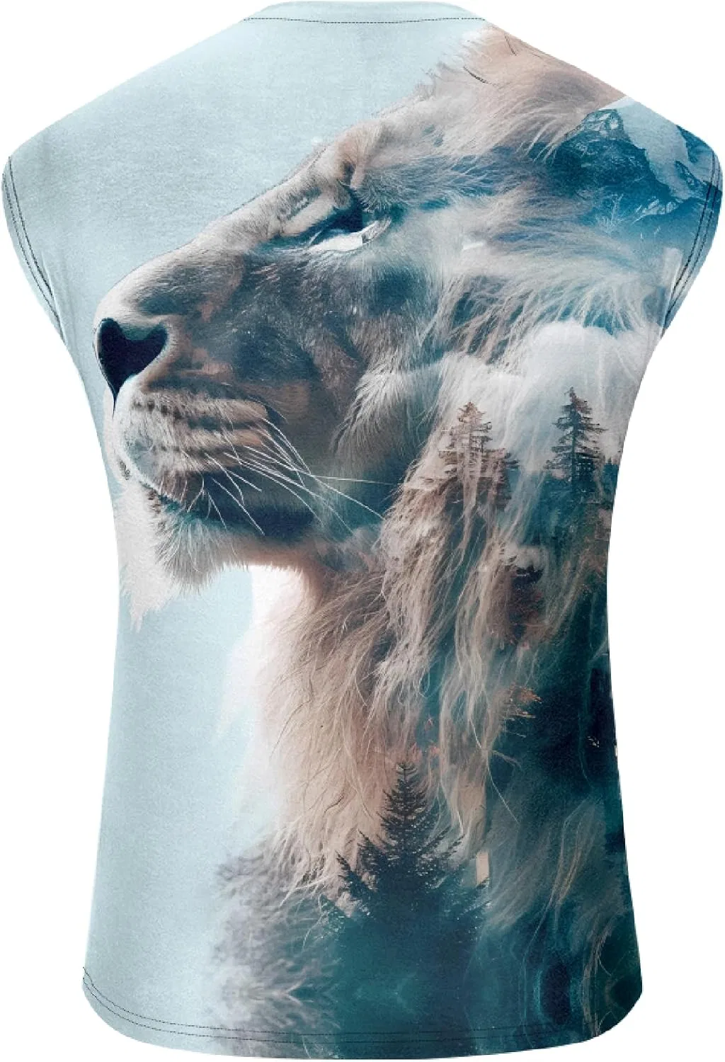 Майка с принтом льва, Lion — фото 4