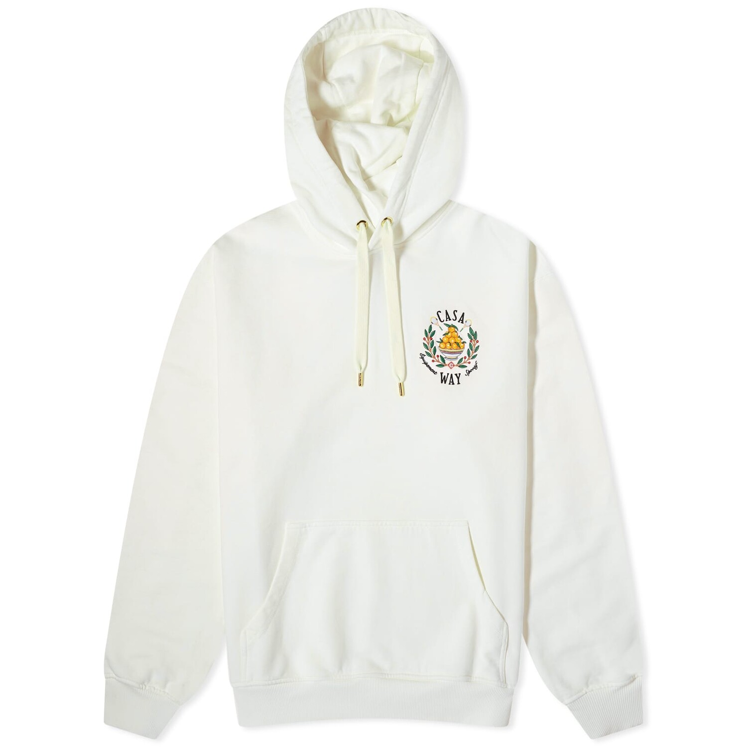 

Худи Casablanca Casa Way Embroidered, белый