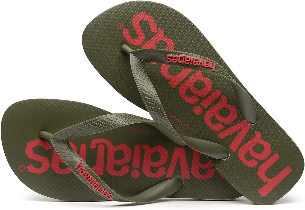 Сланцы Havaianas Unisex Top Logomania 2, зеленый — фото 4