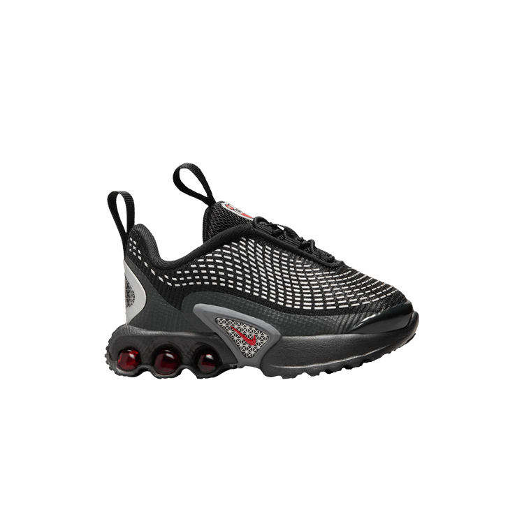 

Кроссовки Air Max DN TD 'Black Metallic Silver Red', черный