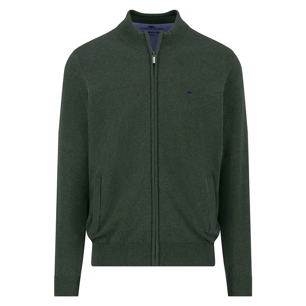 

Свитер Fynch Hatton 1514212 на молнии, зеленый