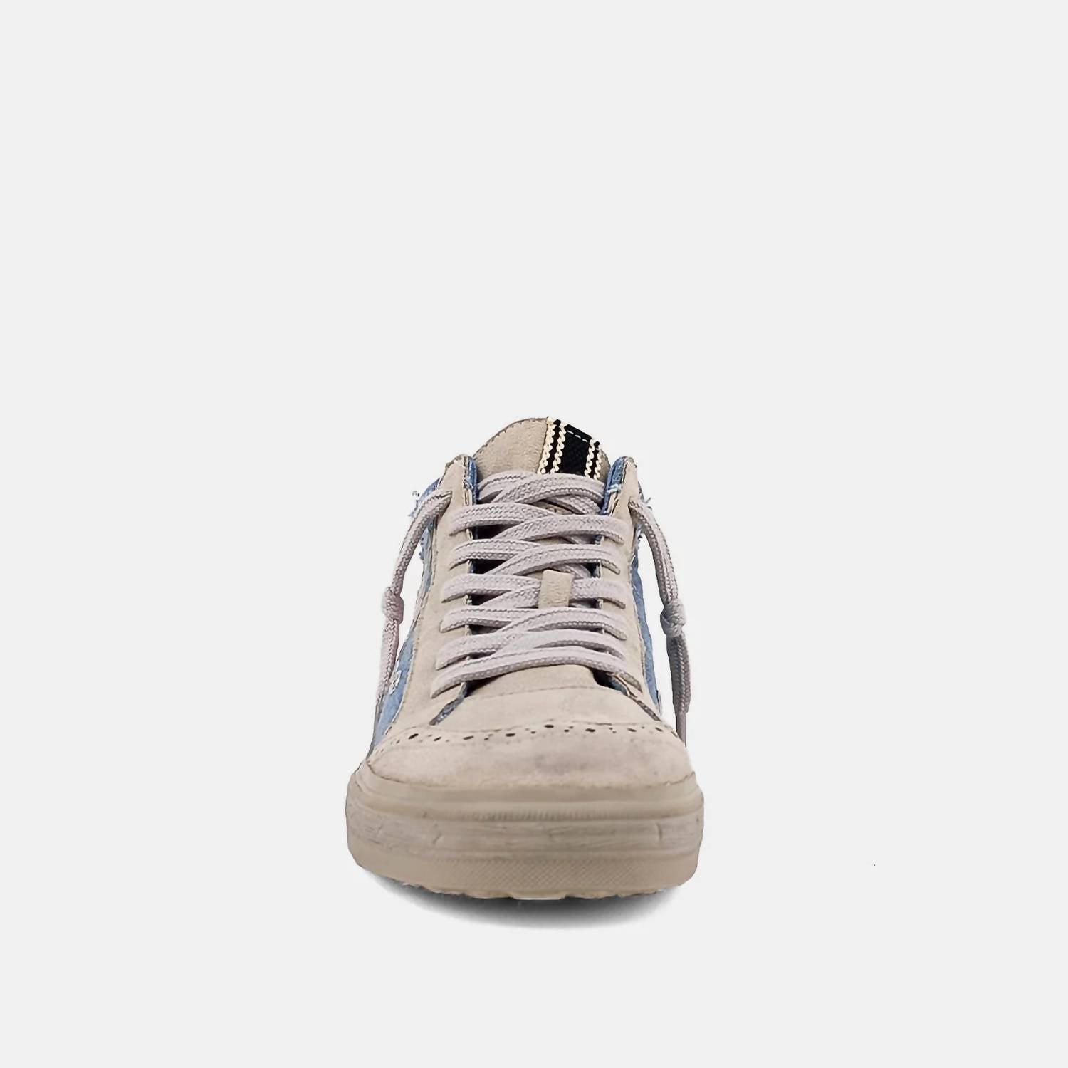 Детские кроссовки Paulina Mid из джинсовой ткани SHU SHOP, denim — фото 4