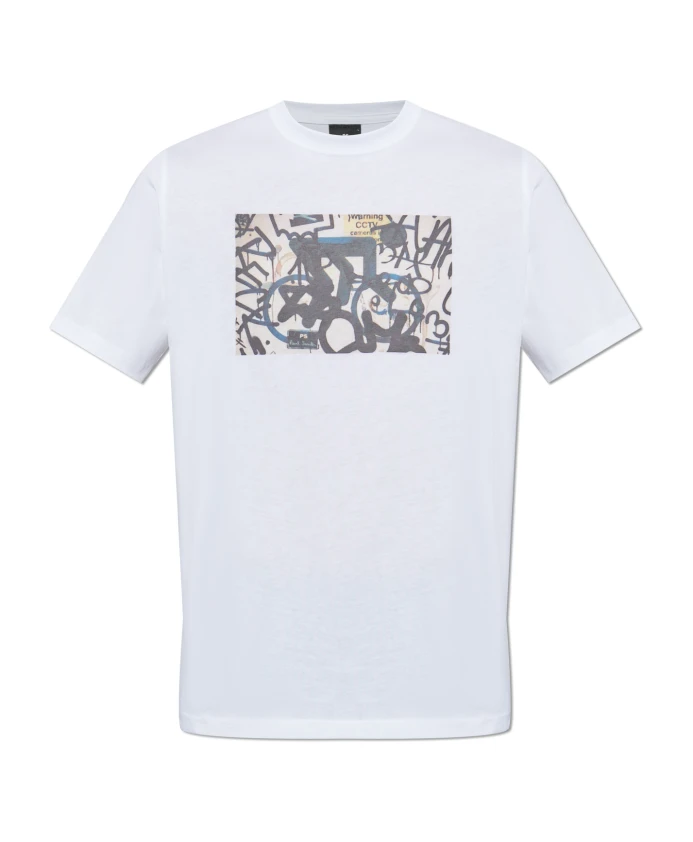 

Футболка с принтом Ps By Paul Smith, белый