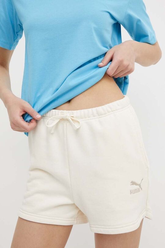 

Хлопковые шорты Puma, бежевый