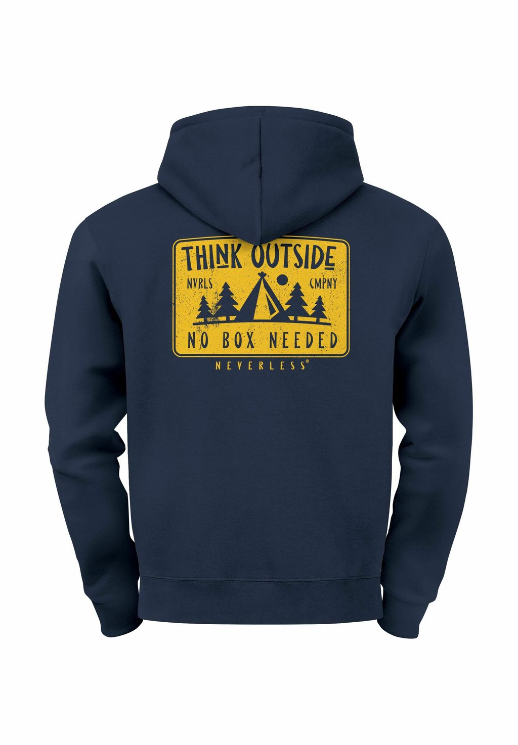 

Толстовка с капюшоном THINK OUTSIDE WALD Neverless, синий