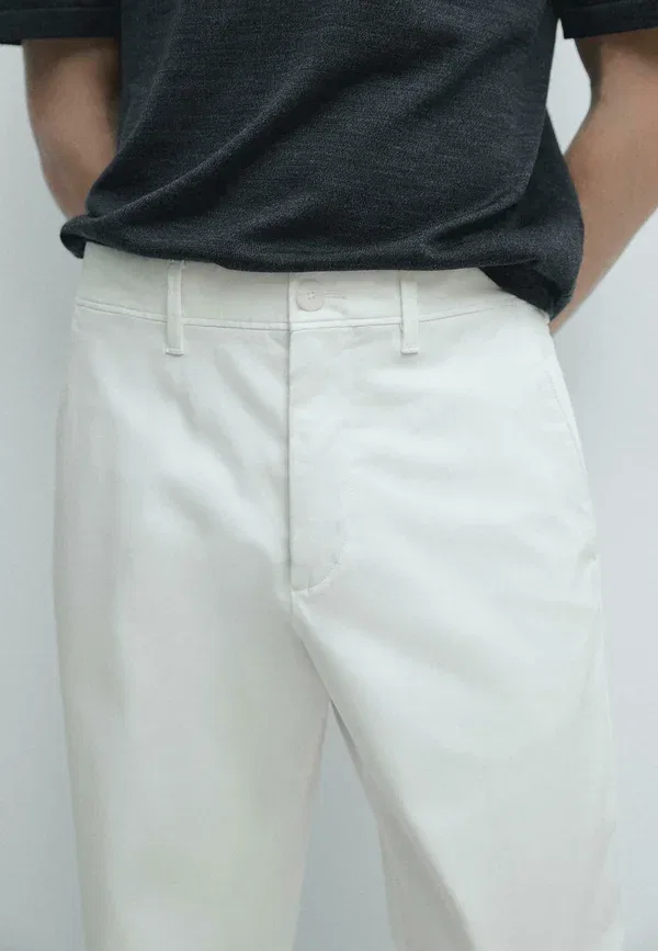 Брюки Massimo Dutti, белый — фото 4