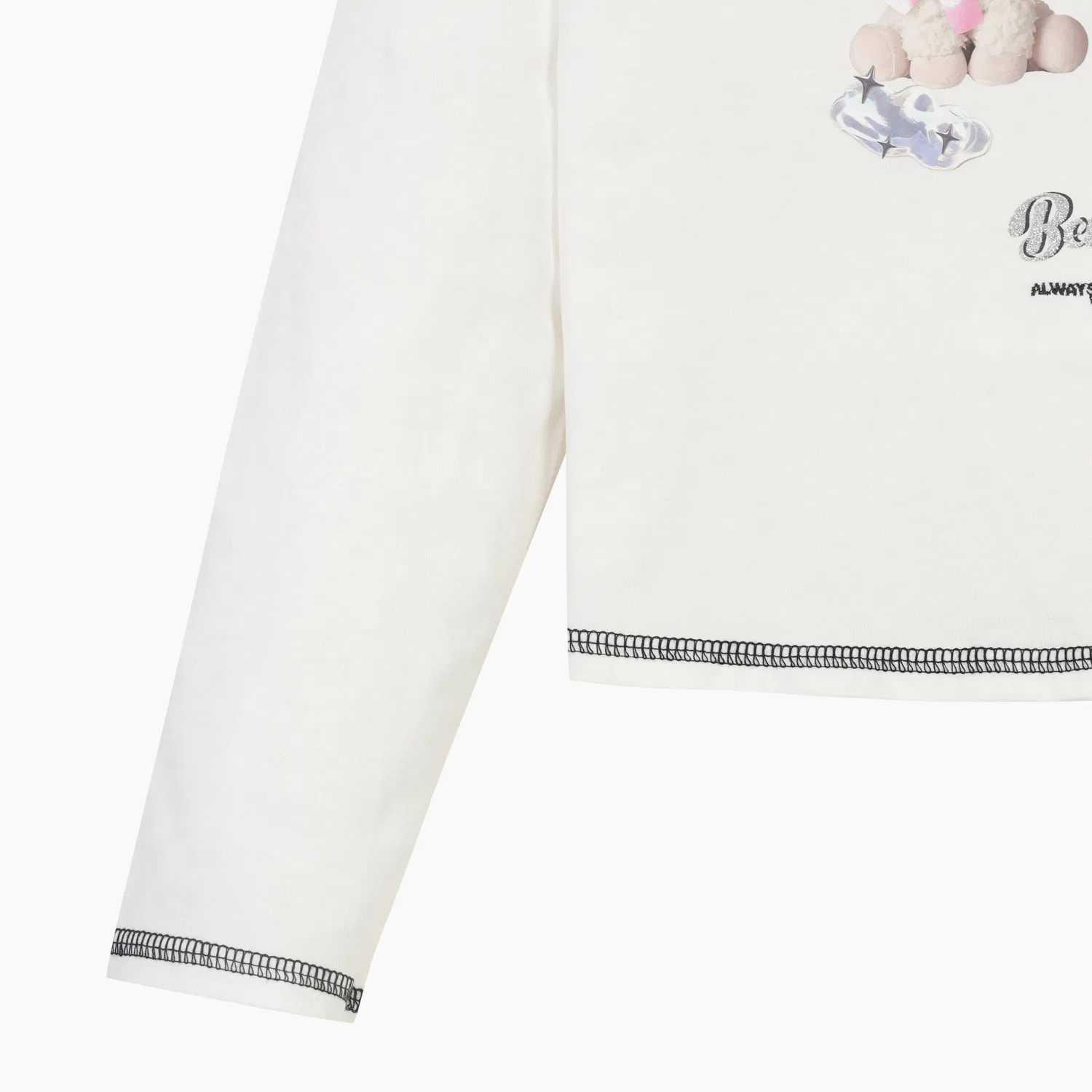 Детская футболка Diary Graphic, айвори, от Benetton Kids — фото 4