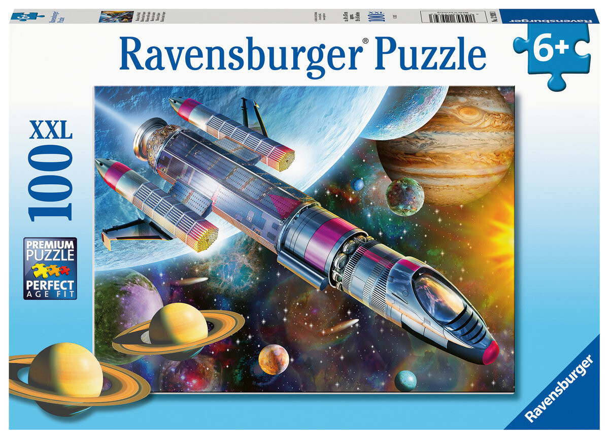 

Пазл Ravensburger для детей XXL Космическая миссия, 100 шт.