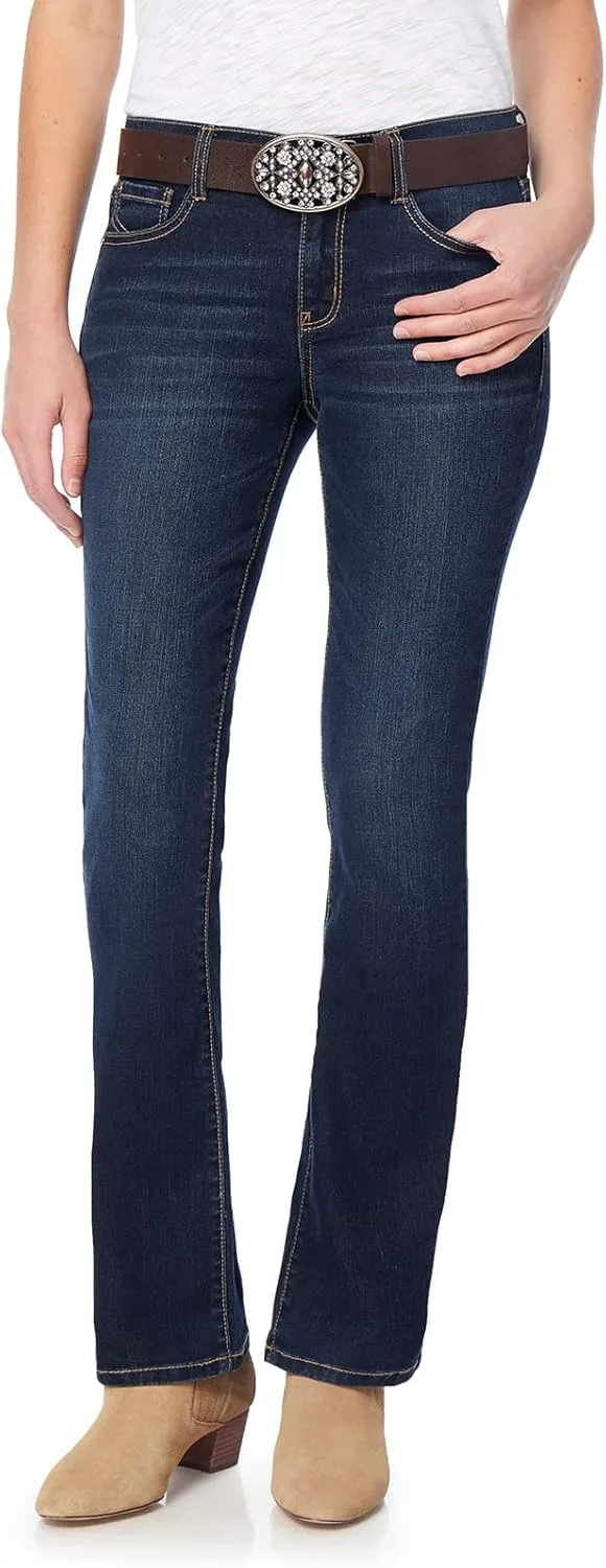 

Джинсы WallFlower Legendary Slim Bootcut Mid-Rise с поясом