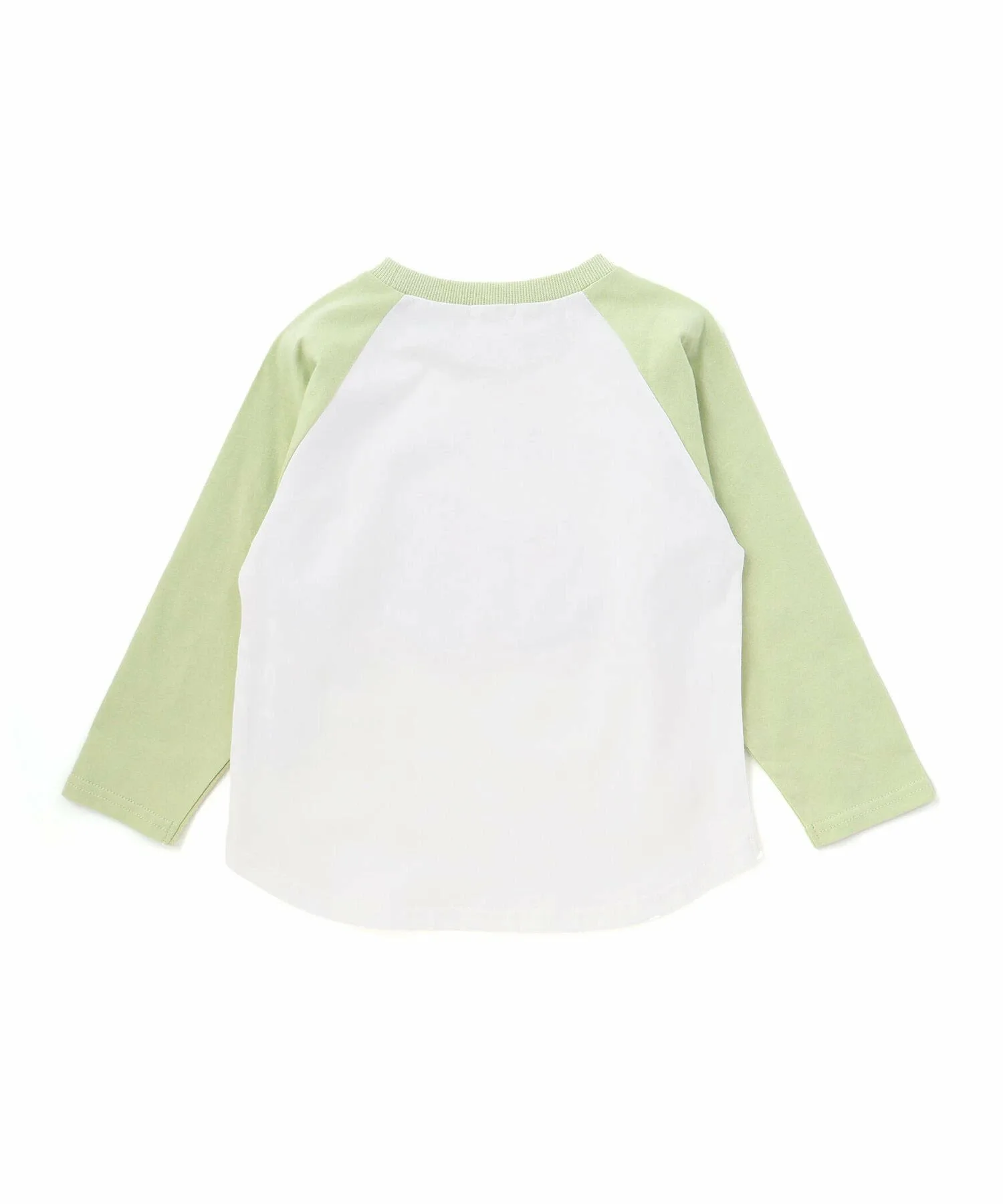 Футболка с длинным рукавом-реглан Working Vehicle Sagara Raglan Jersey (80-130 см) SLAP SLIP, Green — фото 2