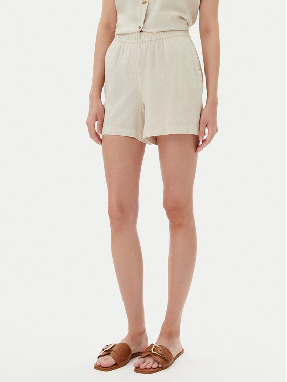 

Шорты свободного кроя из ткани Thea 10333804 Vero Moda, бежевый