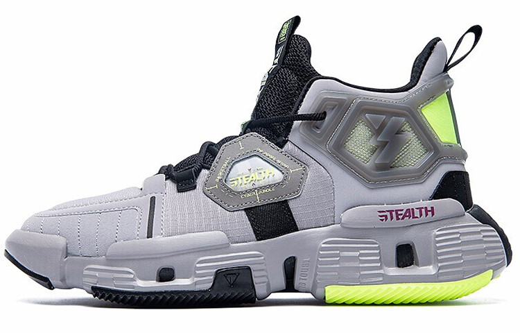 

Баскетбольные кроссовки Basketball Shoes Men Mid-Top Gray Black 361°