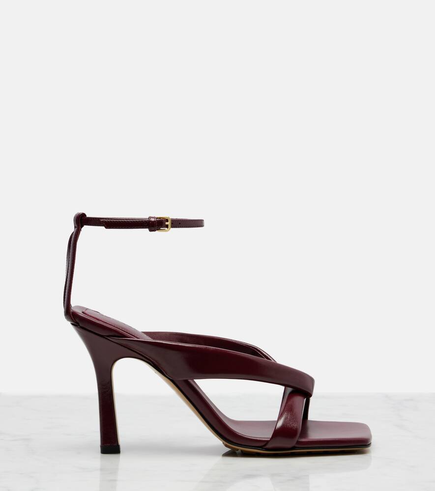 Сандалии Riva 90 из кожи Bottega Veneta, Barolo — фото 4