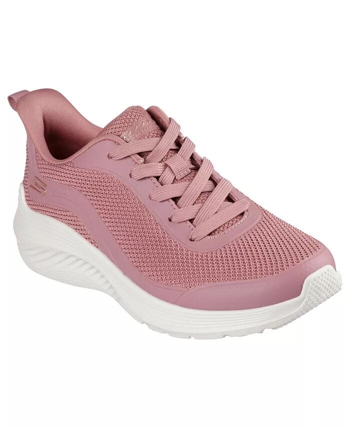 

Женские бобы Sport Squad — повседневные кроссовки Waves от Finish Line Skechers, розовый