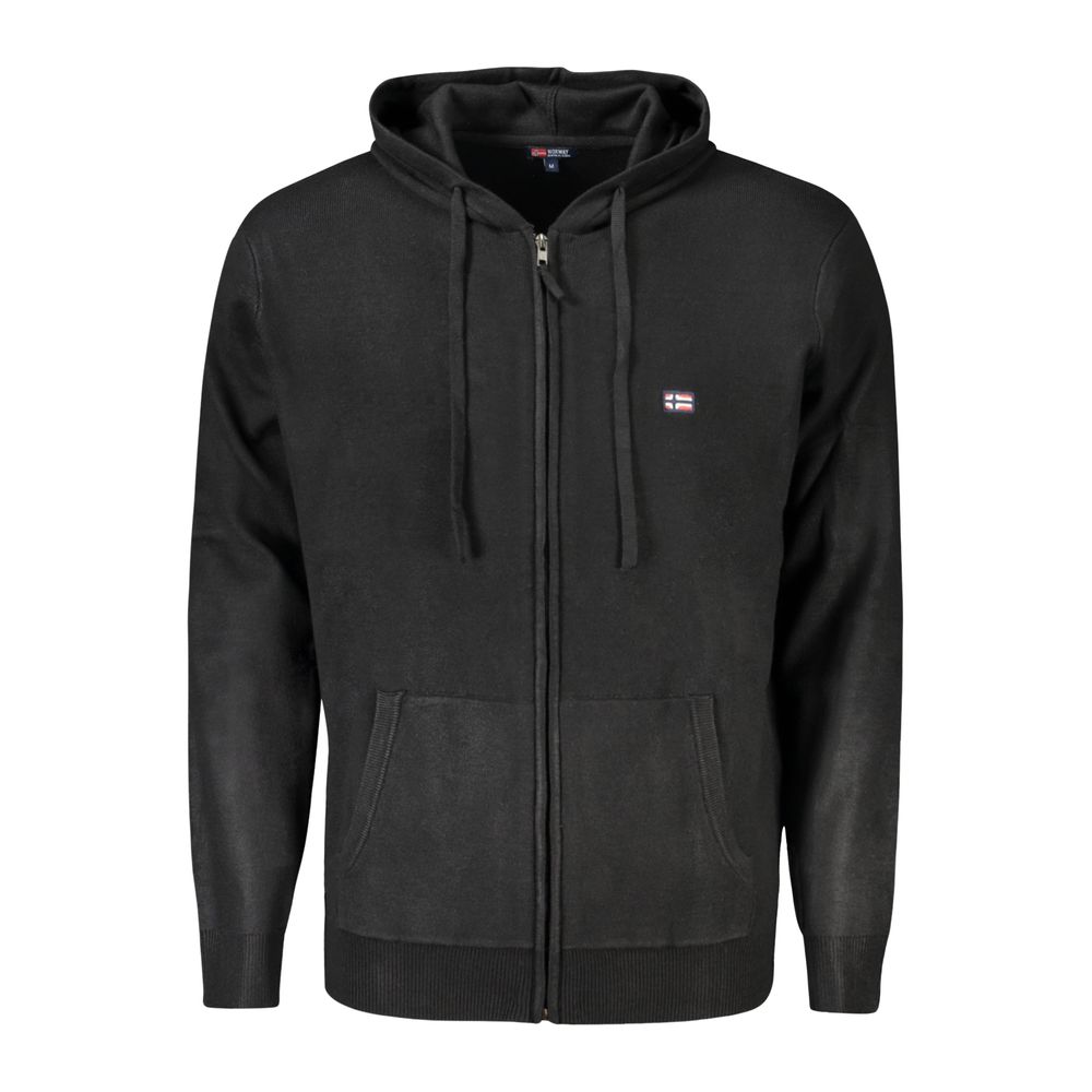 

Черный полиамидный мужской кардиган Geographical Norway