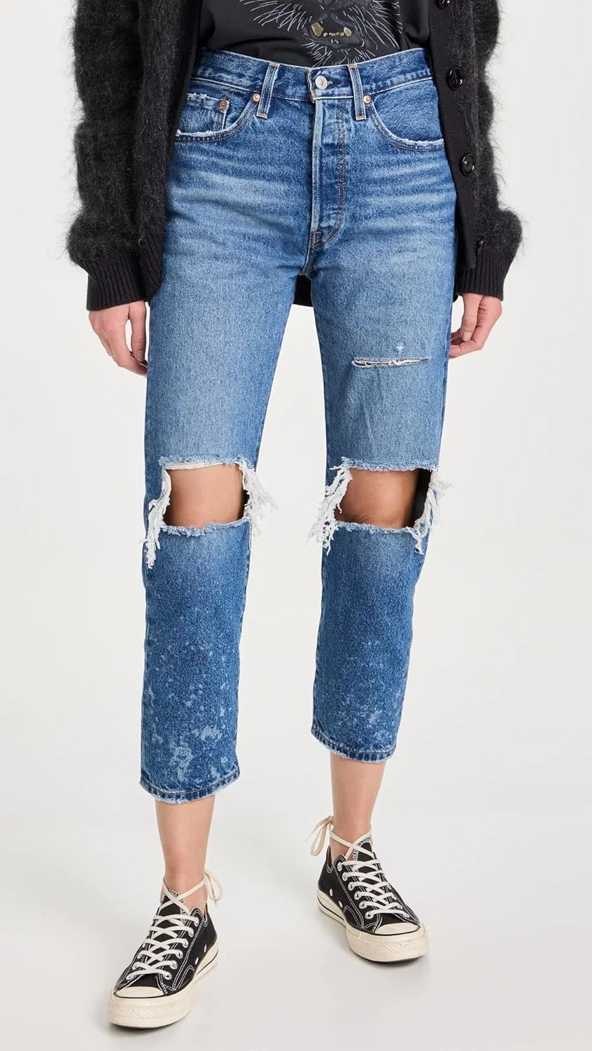 Укороченные джинсы Premium 501 Levi's — фото 2