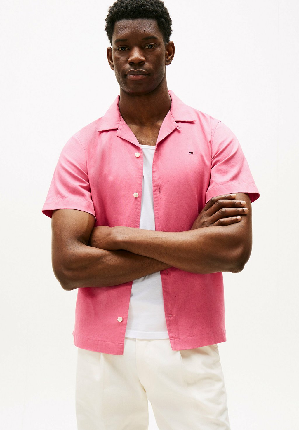 

Рубашка BLEND SOLID Tommy Hilfiger, цвет Vintage Rosy