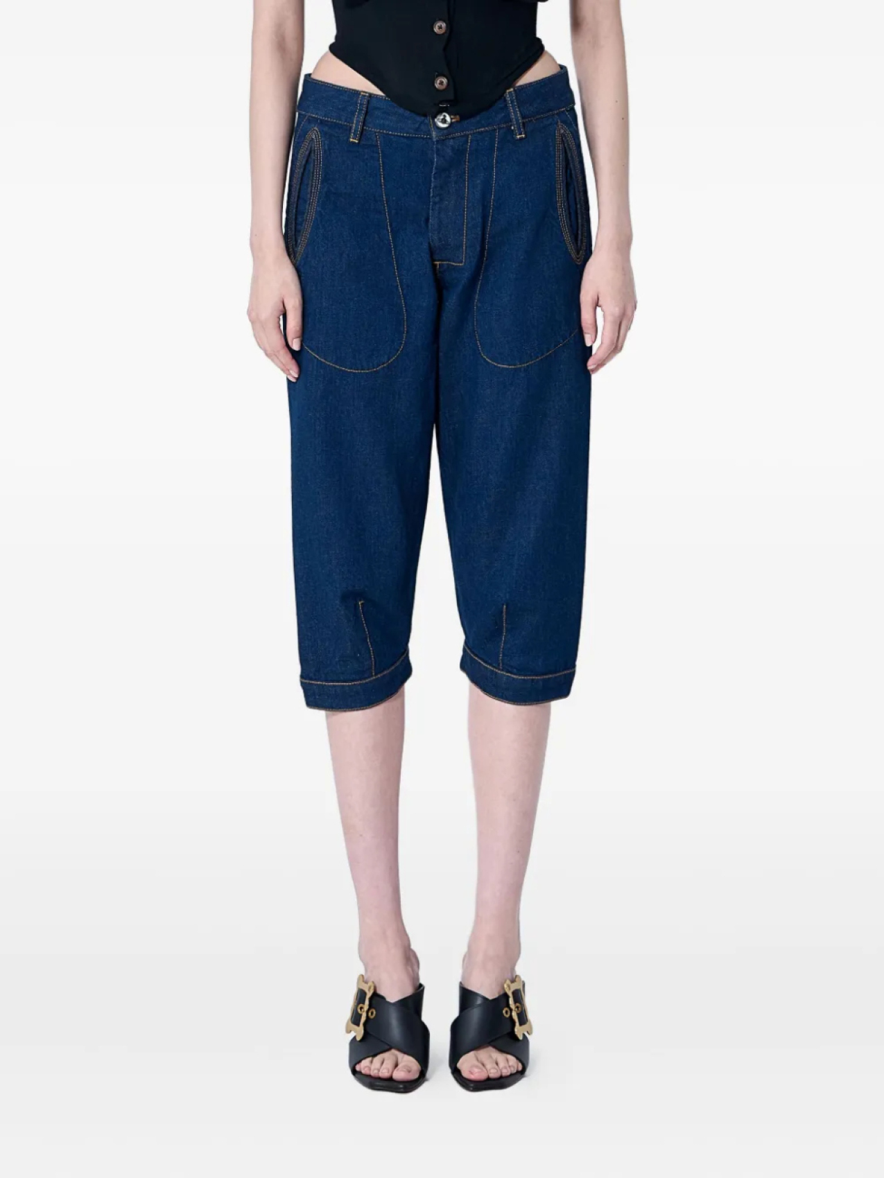 

Шорты-бриджи Vivienne Westwood Casa, синий