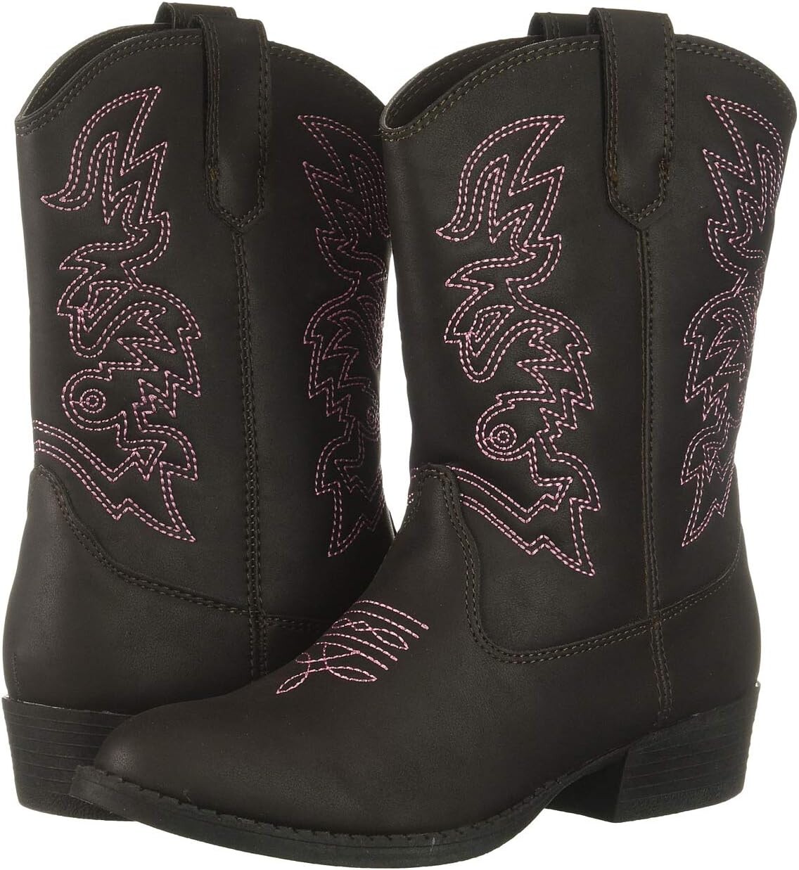 

Ковбойские сапоги Ranch Deer Stags, цвет Dark Brown/Pink