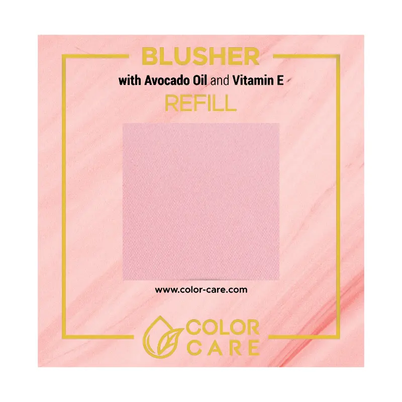 

Матовые веганские румяна - рефил - 02 Color Care Rose, 8 гр