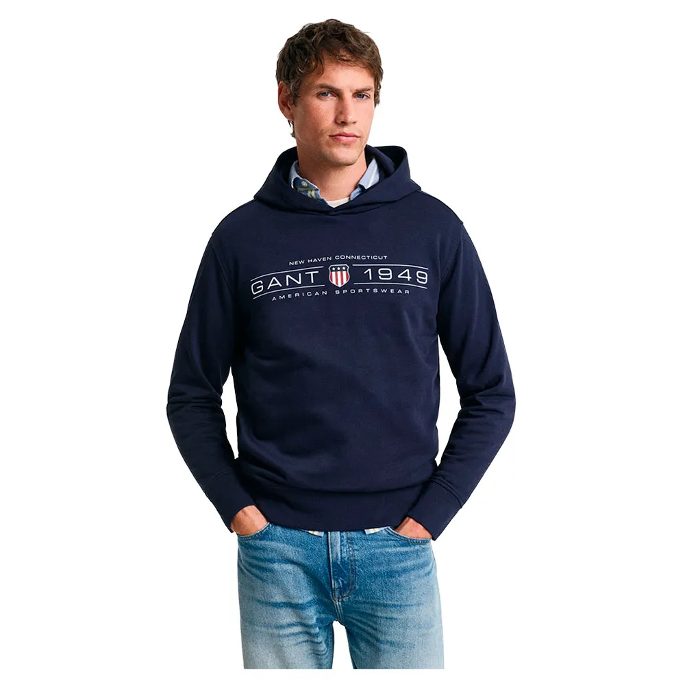 

Худи Gant Graphic 2044014, синий