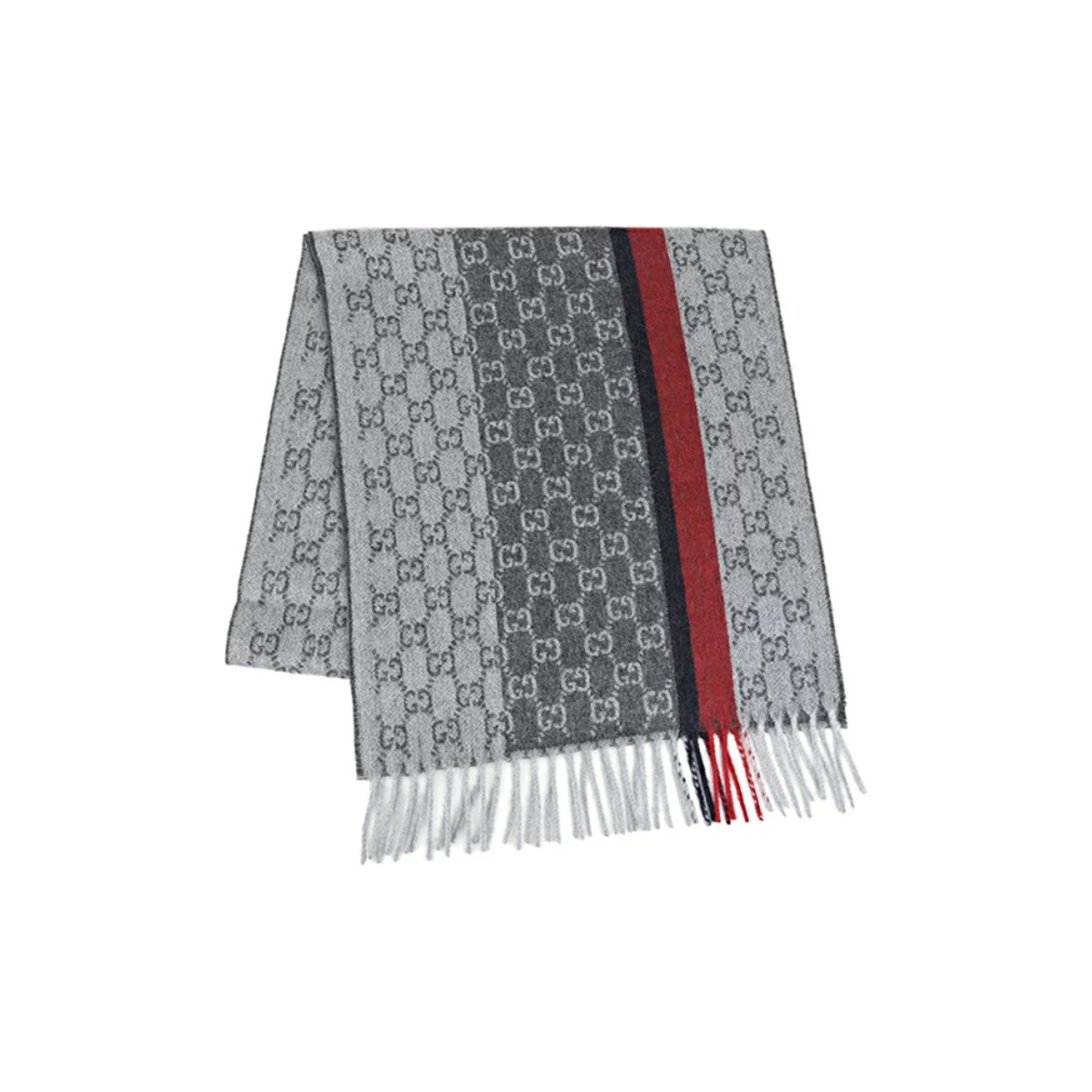 

GUCCI Вязаный шарф унисекс, Gray