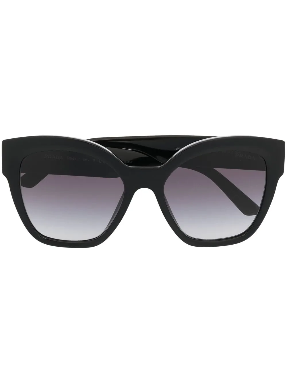 

Солнцезащитные очки в оправе 'бабочка' Prada Eyewear, черный