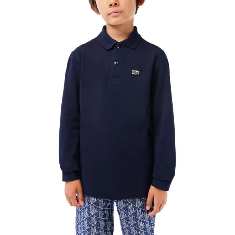 LACOSTE Детский топ Marine Blue — фото 3
