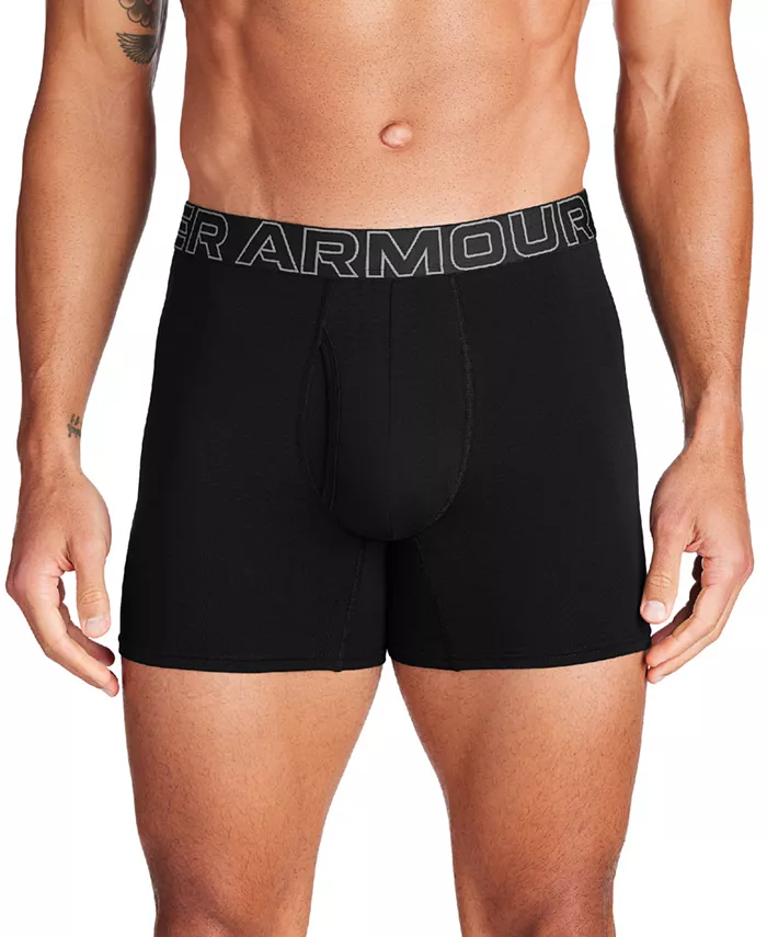 

Мужские функциональные однотонные боксеры Performance Solid 6" – набор из 3 штук Under Armour, мультиколор