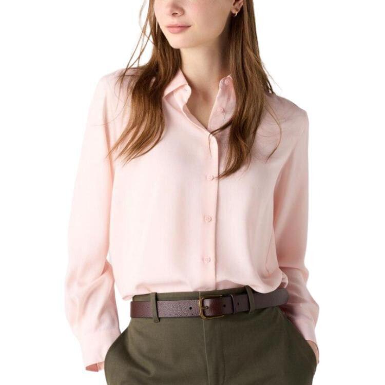 

ДУбль Рубашка женская розовая Uniqlo