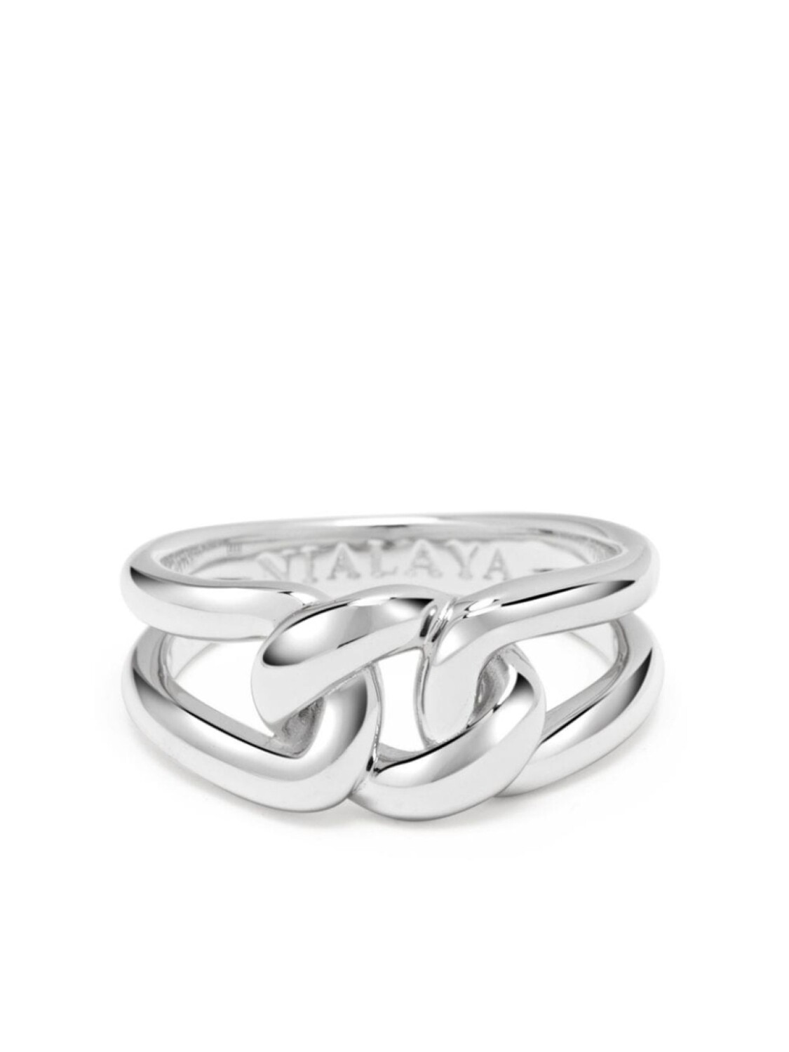 

Кольцо с гравированным логотипом Nialaya Jewelry, серебряный