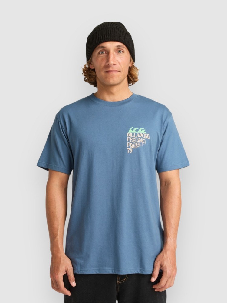 

Футболка Billabong Twin Fin T-Shirt, slate blue